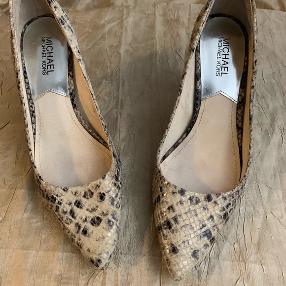 Michael Kors python heels - Picture 2 of 5